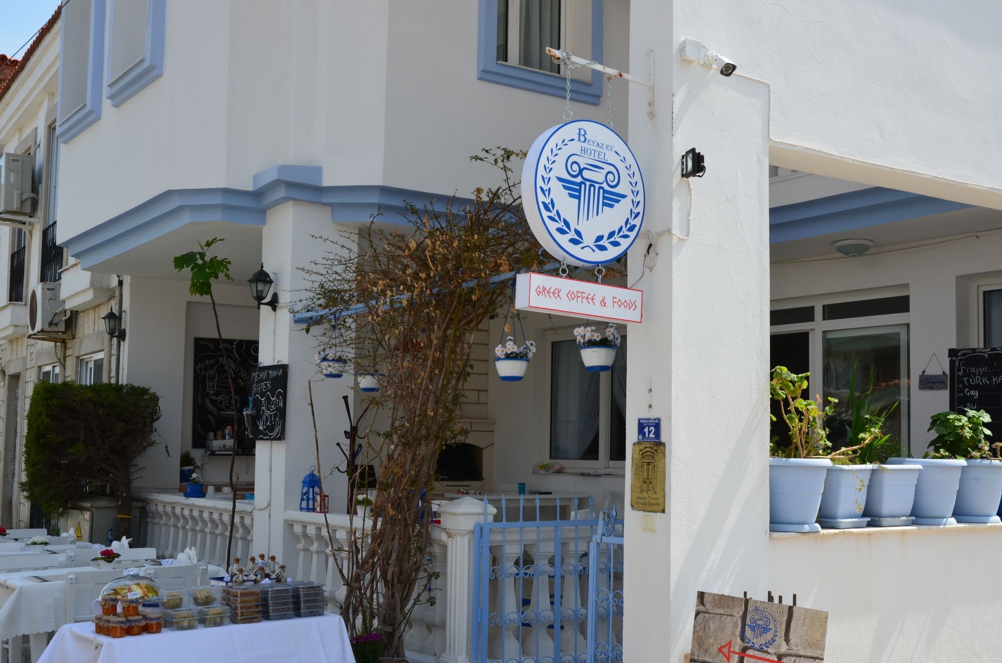 Beyaz Ev Hotel Alacati Exterior foto